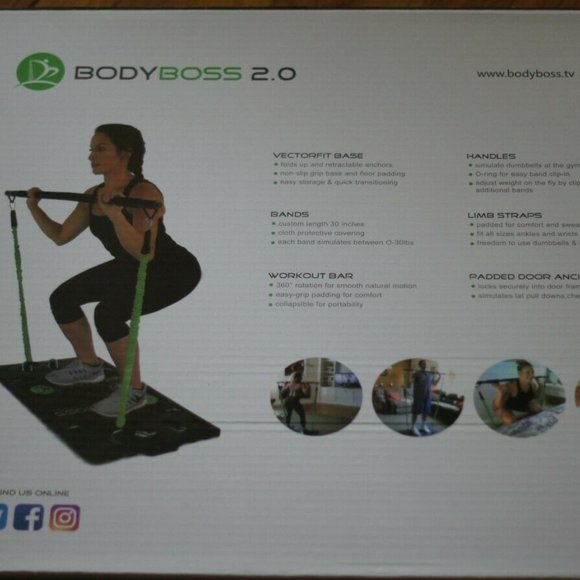 BodyBoss Portable Gym Extra 4 Resistance Band Gift - Picture 6 of 13